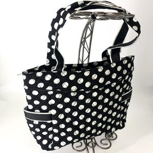Polka Dot Cloth Quilted Bag